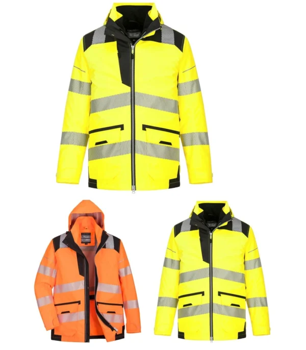 Portwest PW367 - PW3 Hi-Vis 5-in-1 Jacket